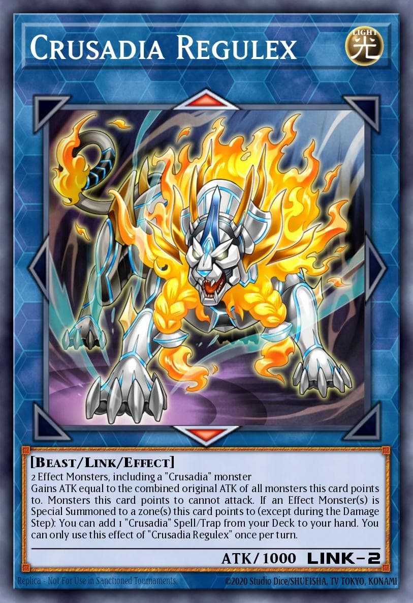 Crusadia Regulex — Cybernetic Horizon Yu-Gi-Oh! card by KAZUKI TAKAHASHI