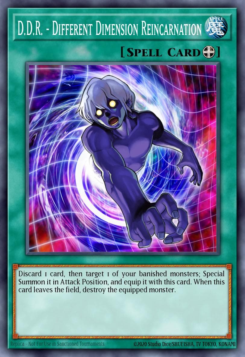 D.D.R. - Different Dimension Reincarnation — Yu-Gi-Oh! card