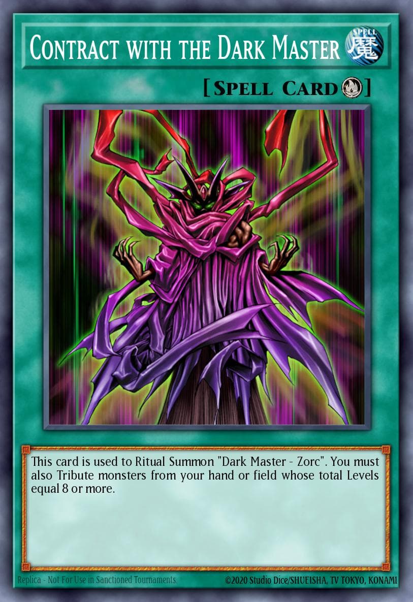 Contract with the Dark Master — Dark Crisis (25th Anniversary Edition) Yu-Gi-Oh! card by Konami