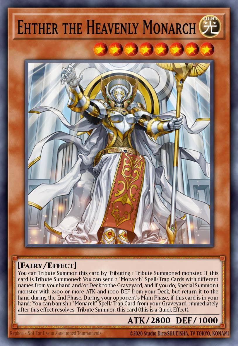 Ehther the Heavenly Monarch — Yu-Gi-Oh! card