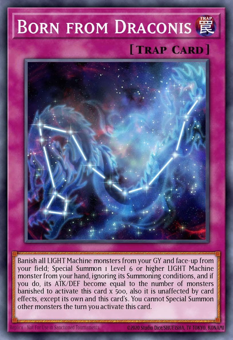 Born from Draconis — Battles of Legend: Relentless Revenge Yu-Gi-Oh! card by KAZUKI TAKAHASHI
