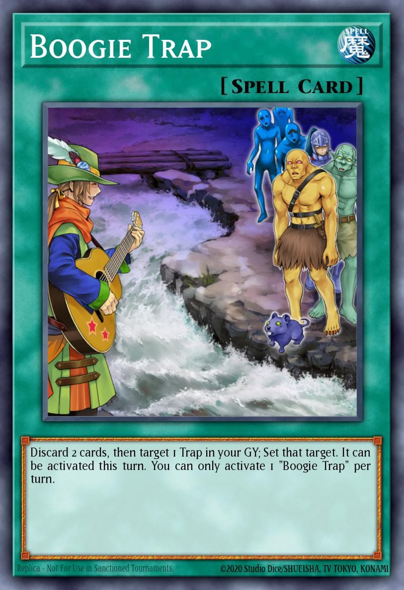 Boogie Trap — Structure Deck: Lair of Darkness Yu-Gi-Oh! card by KAZUKI TAKAHASHI