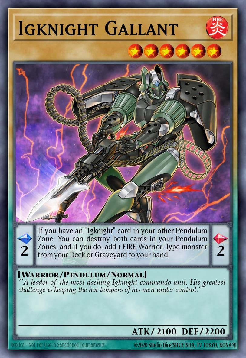 Igknight Gallant — Astral Pack 8 Yu-Gi-Oh! card by KAZUKI TAKAHASHI