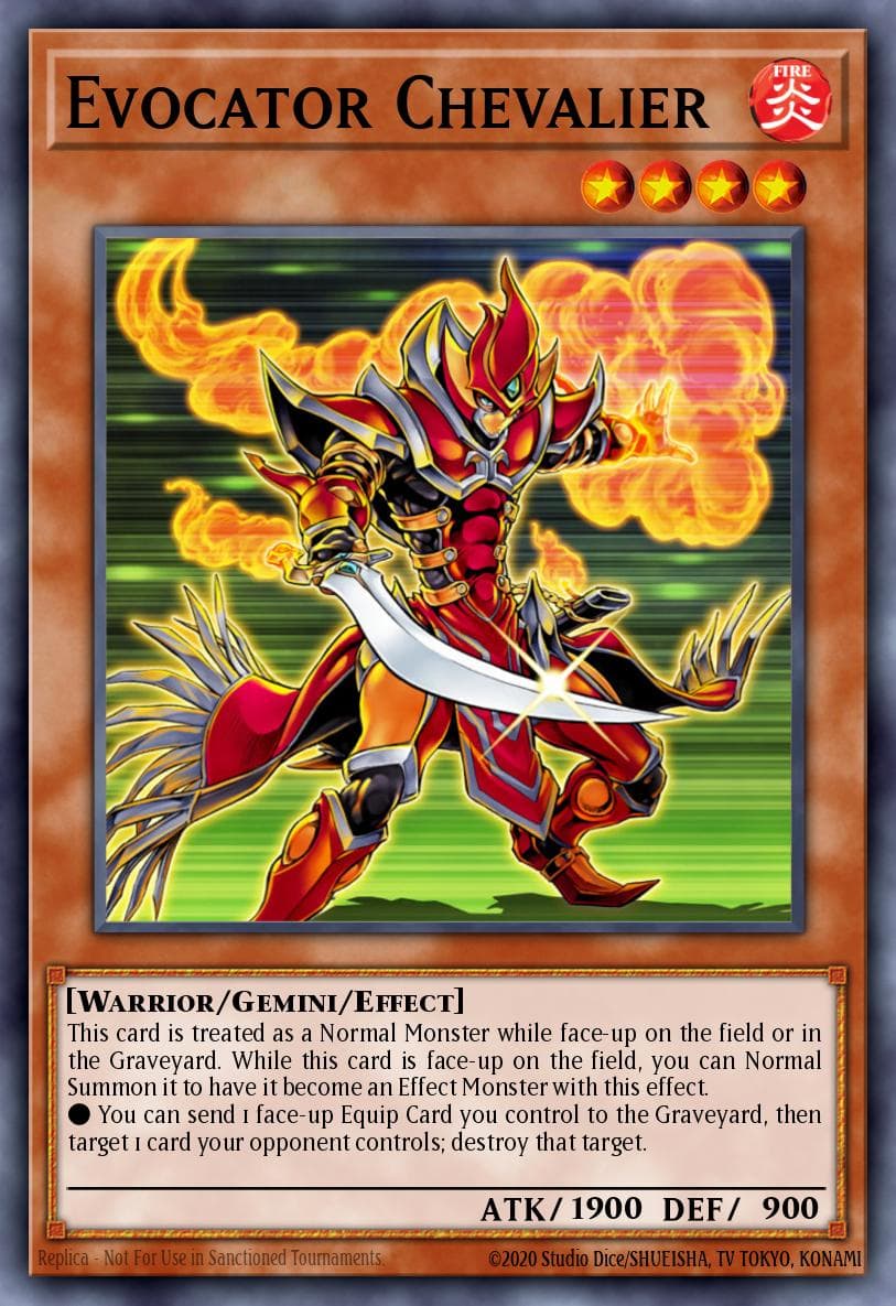 Evocator Chevalier — Yu-Gi-Oh! card