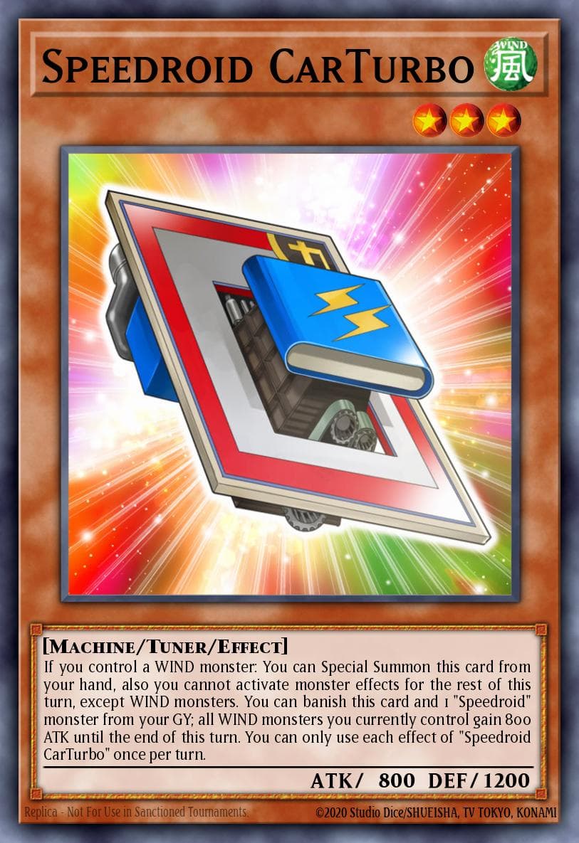 Speedroid CarTurbo — Yu-Gi-Oh! card