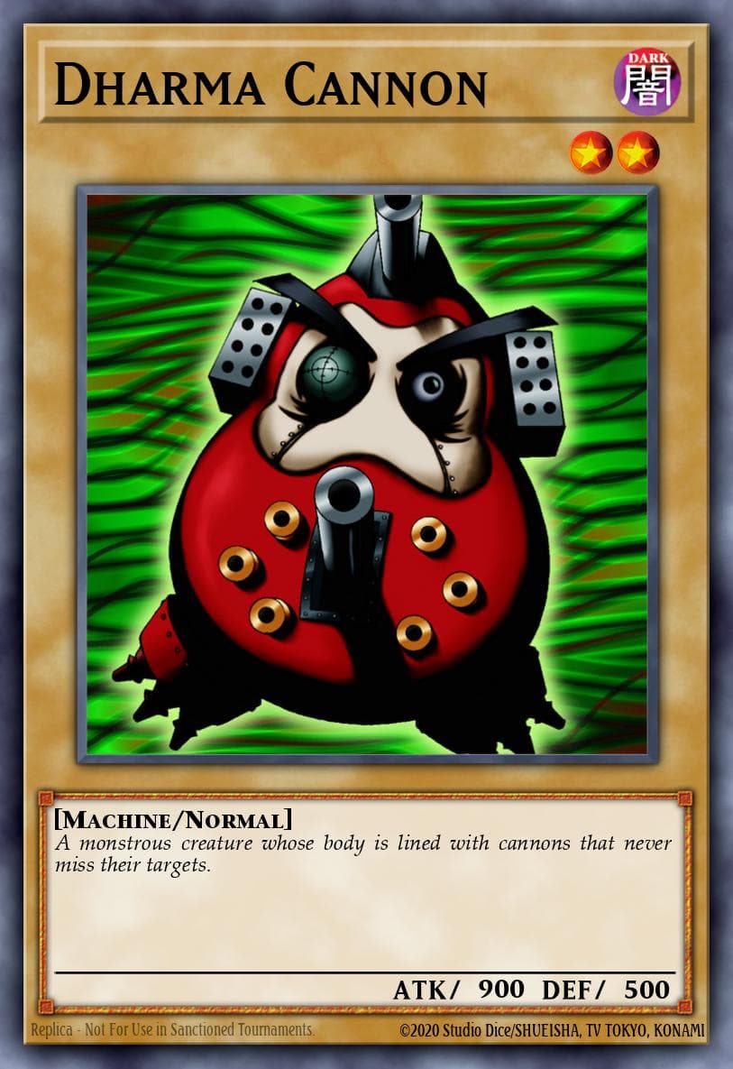 Dharma Cannon — Tournament Pack 2 Yu-Gi-Oh! card by KAZUKI TAKAHASHI