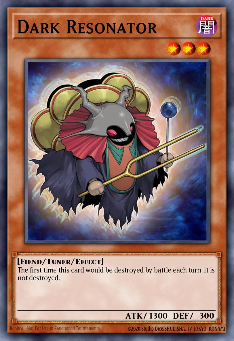 Dark Resonator — Duelist Pack: Dimensional Guardians Yu-Gi-Oh! card by KAZUKI TAKAHASHI