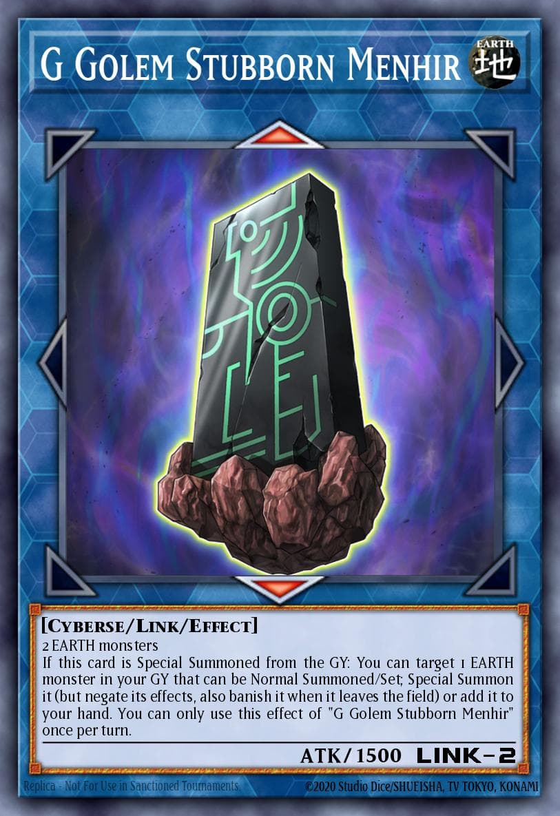 G Golem Stubborn Menhir — Battles of Legend: Crystal Revenge