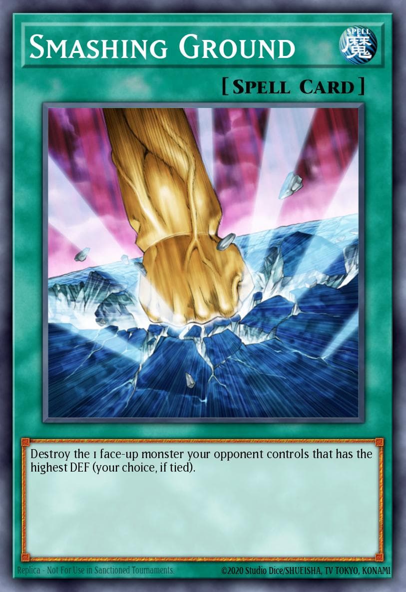 Smashing Ground — Yu-Gi-Oh! card