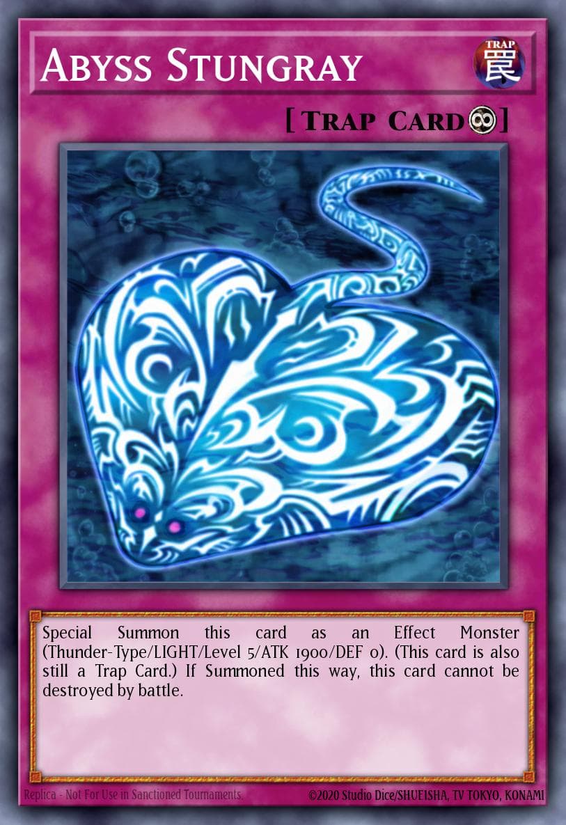 Abyss Stungray — 2016 Mega-Tins Mega Pack Yu-Gi-Oh! card by KAZUKI TAKAHASHI