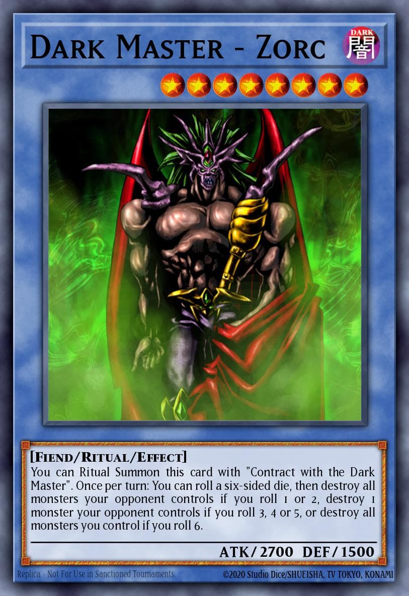 Dark Master - Zorc — Yu-Gi-Oh! card