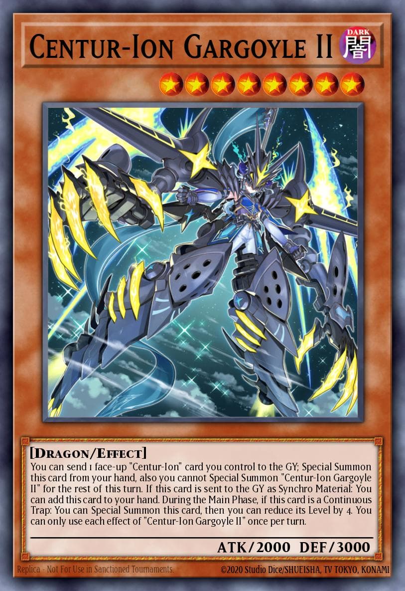 Centur-Ion Gargoyle II — 2025 Mega-Pack Yu-Gi-Oh! card by Unknown