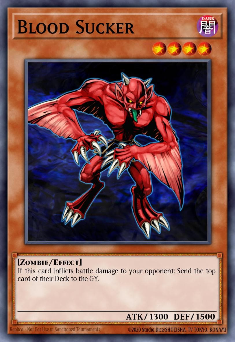 Blood Sucker — Speed Duel: Trials of the Kingdom Yu-Gi-Oh! card by KAZUKI TAKAHASHI