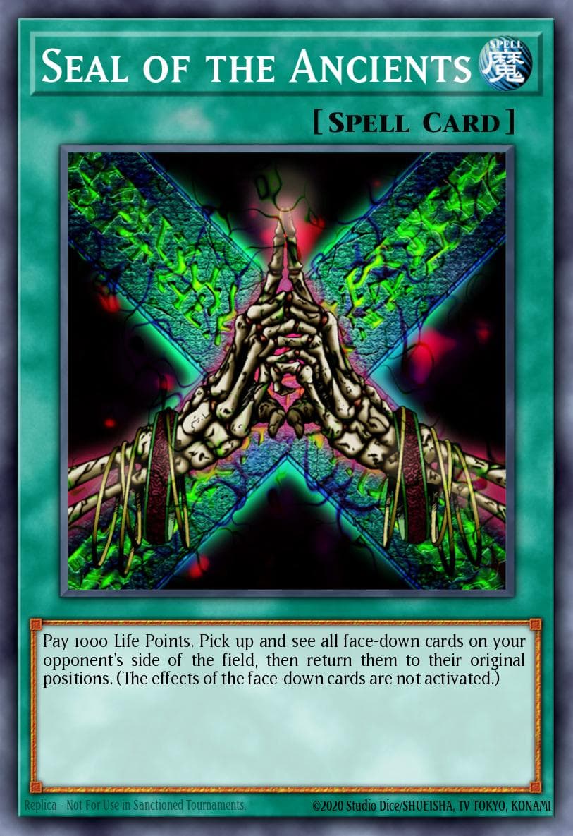 Seal of the Ancients — Yu-Gi-Oh! Power of Chaos: Kaiba the Revenge promotional cards