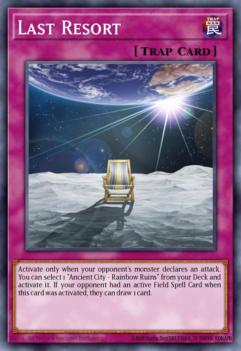 Last Resort — Force of the Breaker Yu-Gi-Oh! card by KAZUKI TAKAHASHI