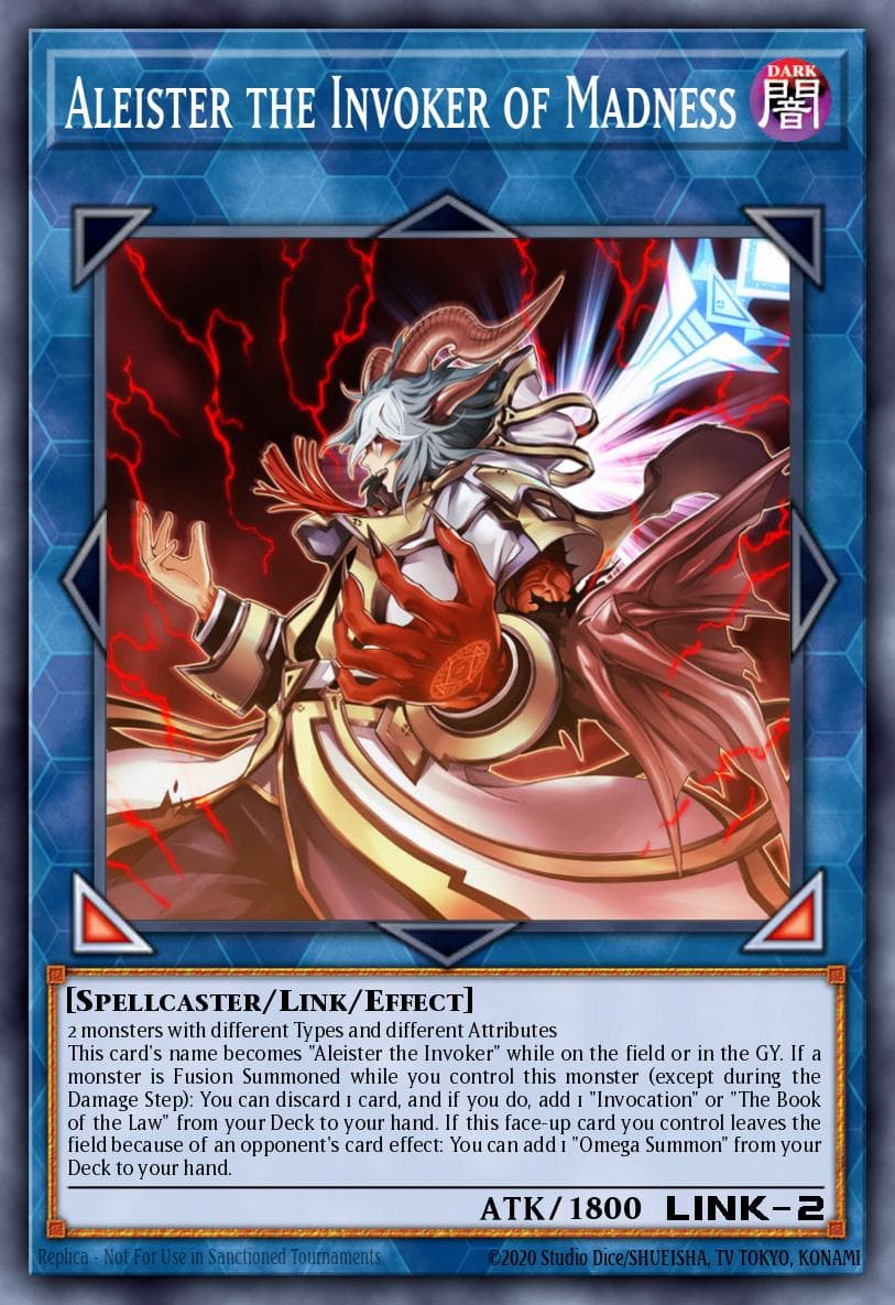 Aleister the Invoker of Madness — Shadows in Valhalla Yu-Gi-Oh! card by KAZUKI TAKAHASHI