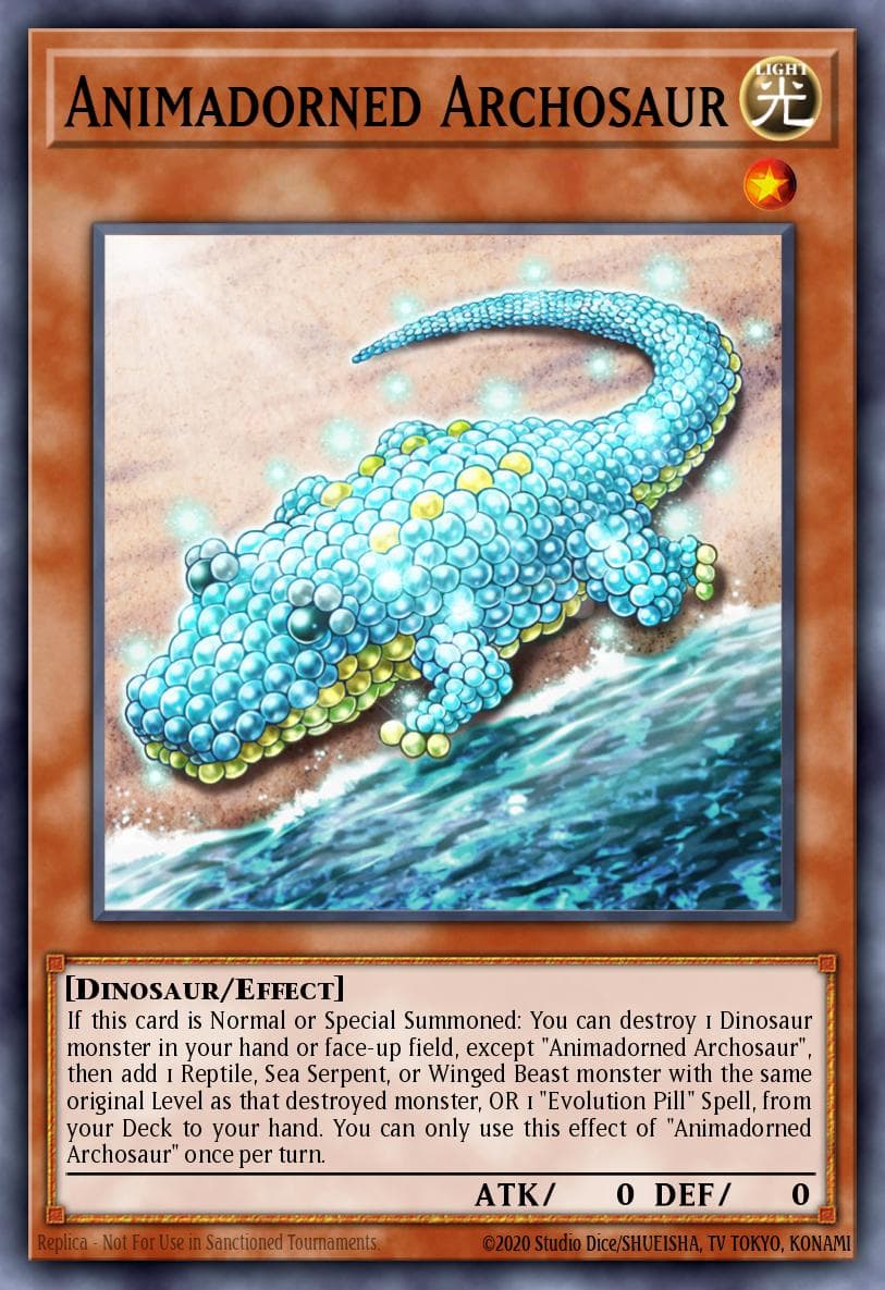 Animadorned Archosaur — Yu-Gi-Oh! card