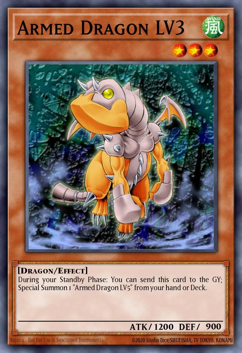 Armed Dragon LV3 — Legendary Duelists: Ancient Millennium Yu-Gi-Oh! card by KAZUKI TAKAHASHI