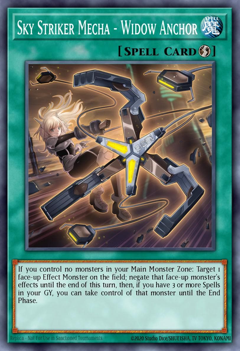 Sky Striker Mecha - Widow Anchor — Yu-Gi-Oh! card