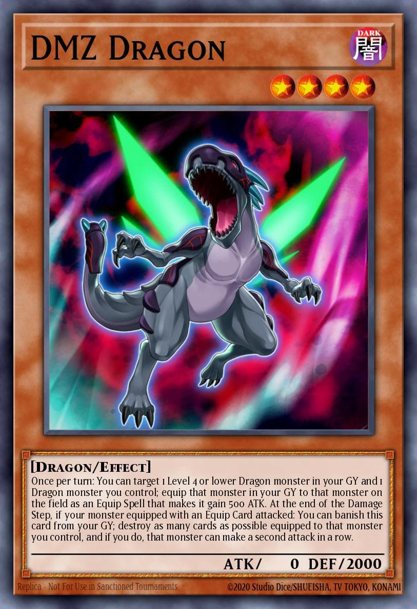 DMZ Dragon — Rising Rampage Yu-Gi-Oh! card by KAZUKI TAKAHASHI
