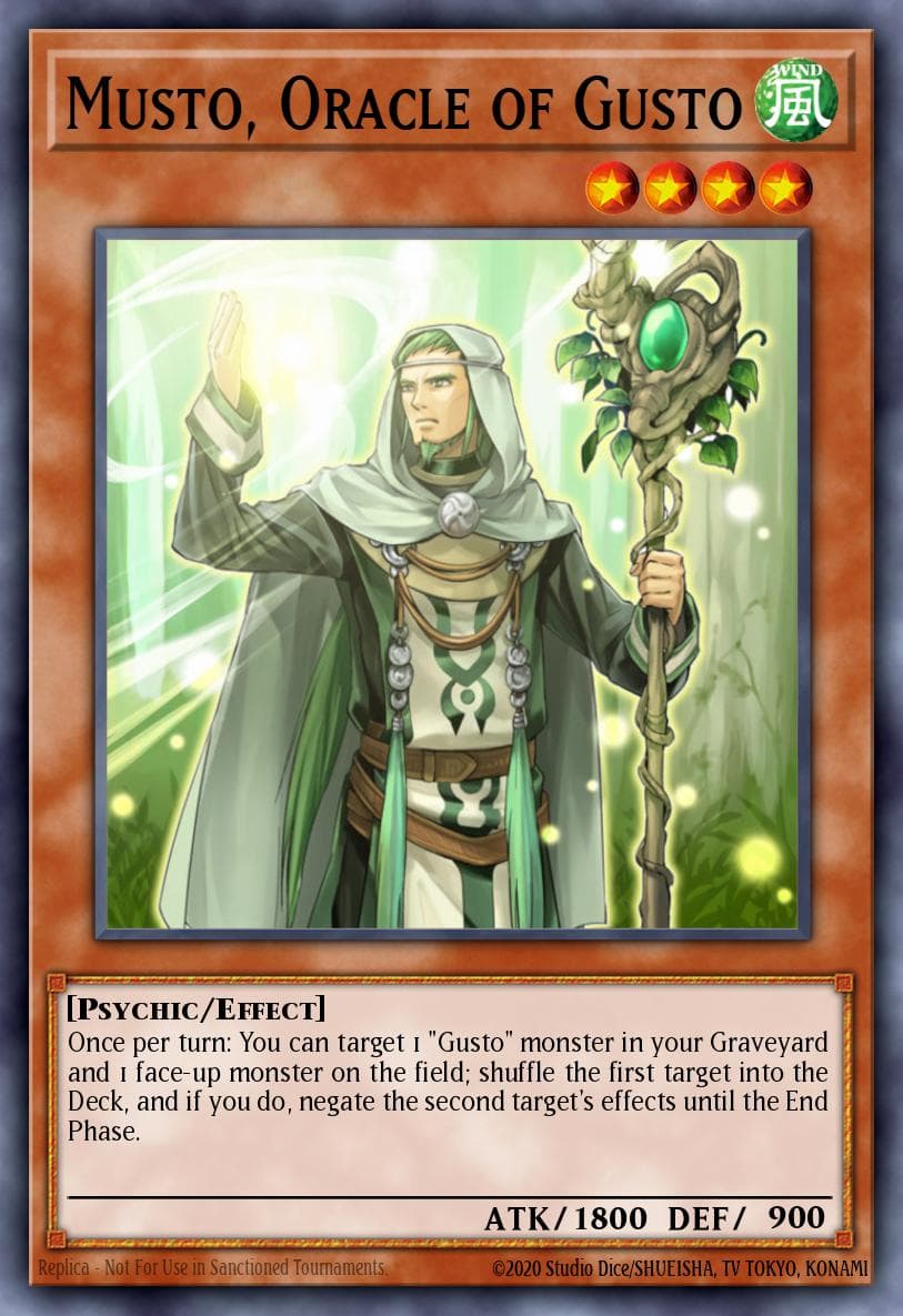 Musto, Oracle of Gusto — Duel Terminal 6