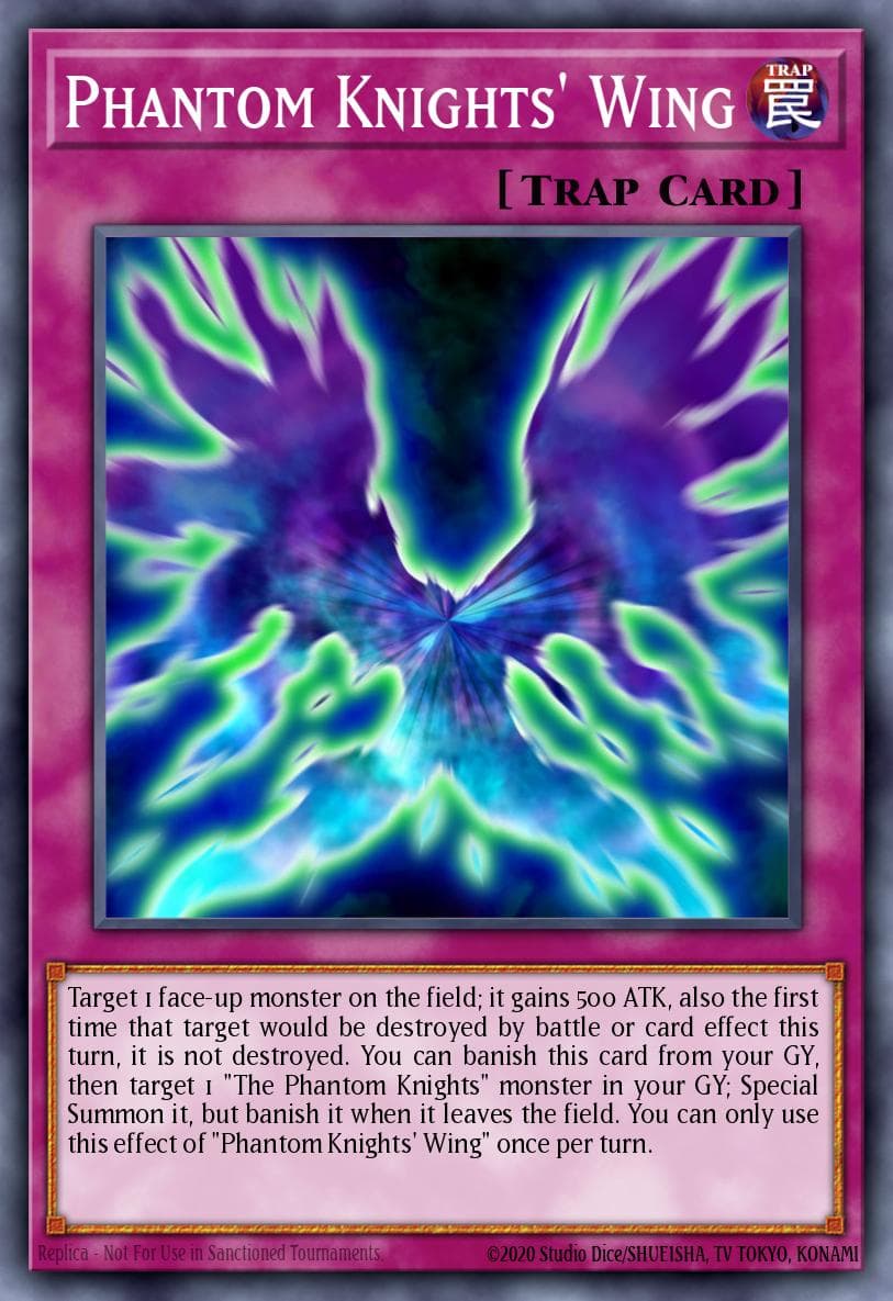 Phantom Knights' Wing — Legendary Hero Decks Yu-Gi-Oh! card by KAZUKI TAKAHASHI