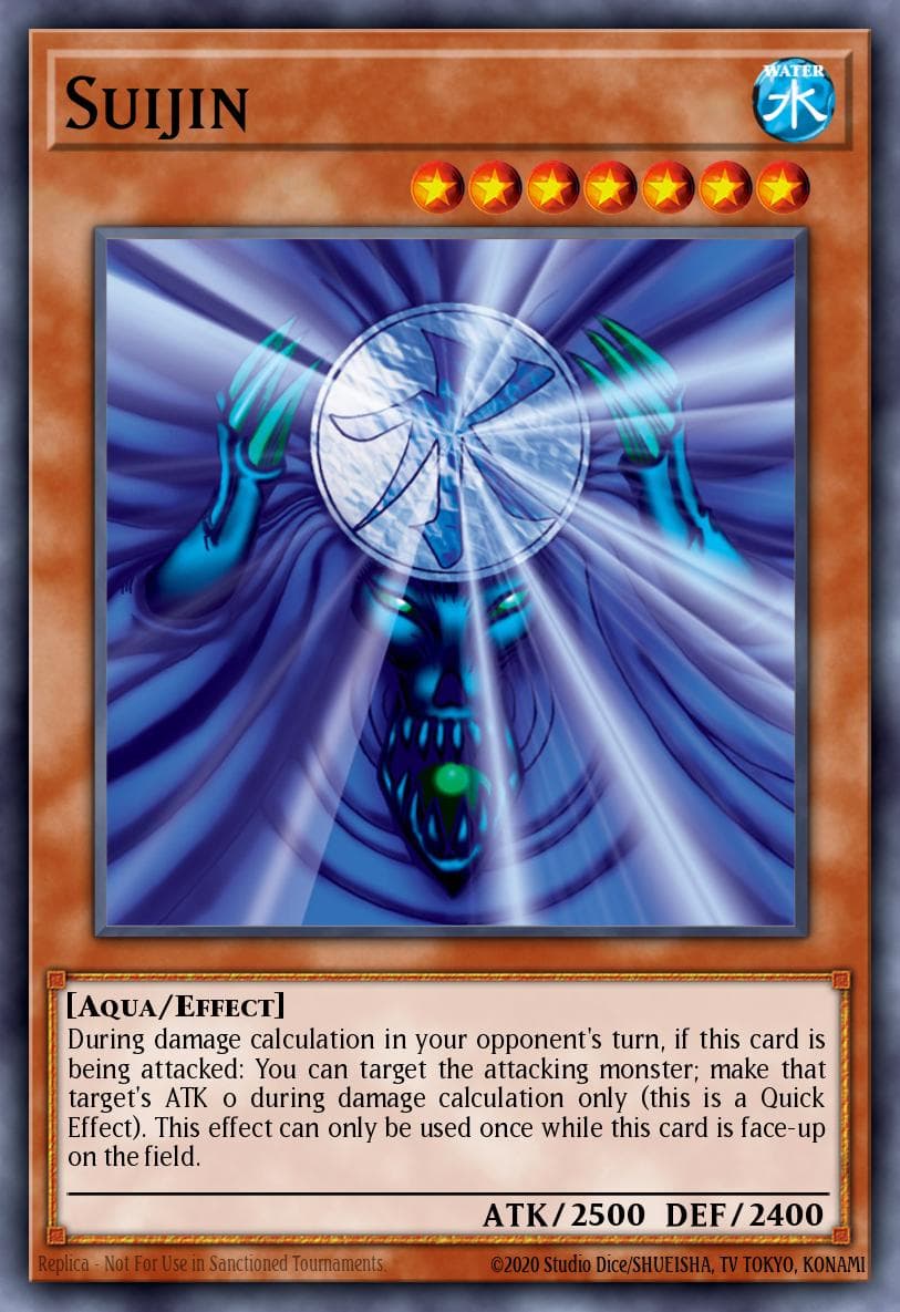 Suijin — Speed Duel GX: Midterm Paradox Yu-Gi-Oh! card by Studio Dice/SHUEISHA, TV TOKYO, KONAMI