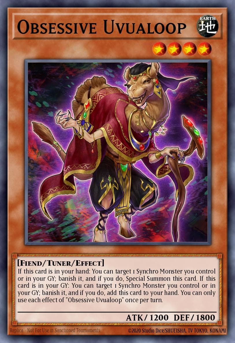 Obsessive Uvualoop — Yu-Gi-Oh! card