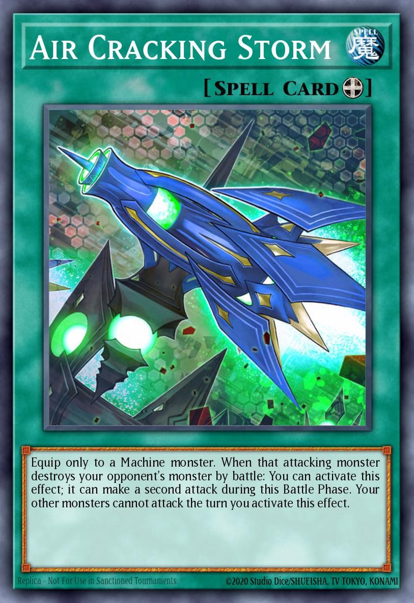 Air Cracking Storm — Code of the Duelist Yu-Gi-Oh! card by KAZUKI TAKAHASHI