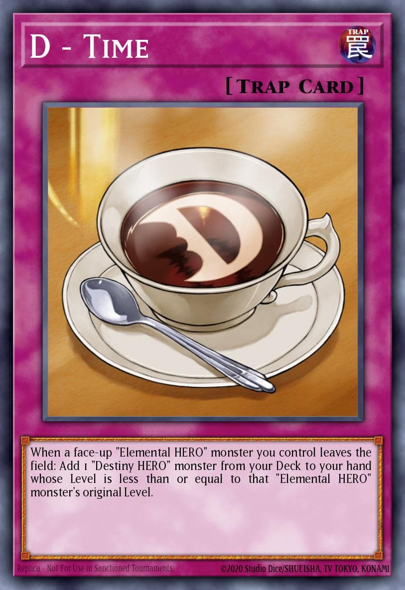 D - Time — Yu-Gi-Oh! card