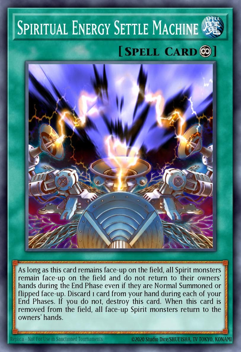 Spiritual Energy Settle Machine — Legacy of Darkness (Worldwide English) Yu-Gi-Oh! card by KAZUKI TAKAHASHI