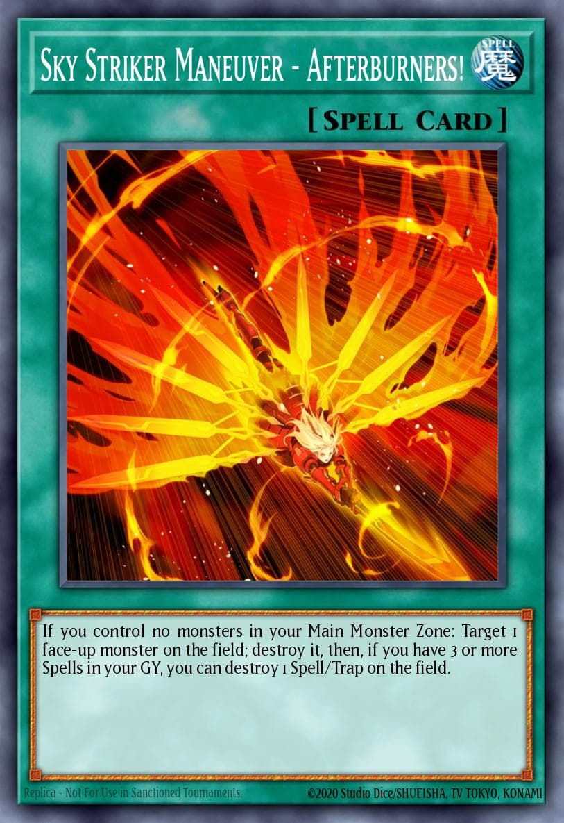 Sky Striker Maneuver - Afterburners! — Yu-Gi-Oh! card
