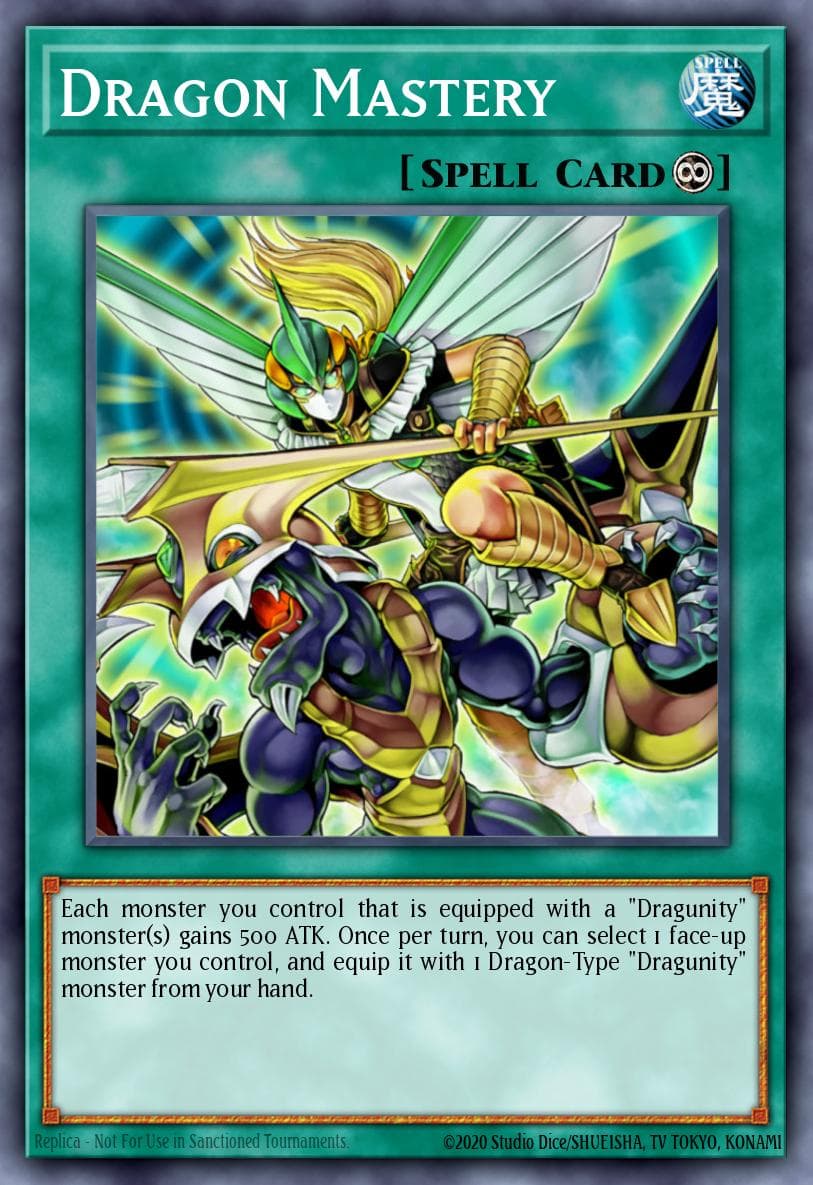 Dragon Mastery — Structure Deck: Dragunity Legion Yu-Gi-Oh! card by KAZUKI TAKAHASHI