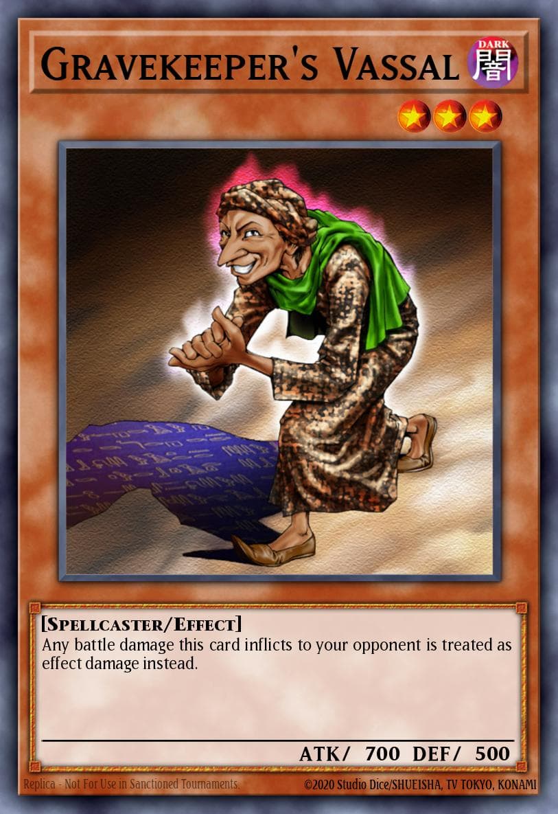 Gravekeeper's Vassal — Dark Revelation Volume 1 Yu-Gi-Oh! card by KAZUKI TAKAHASHI