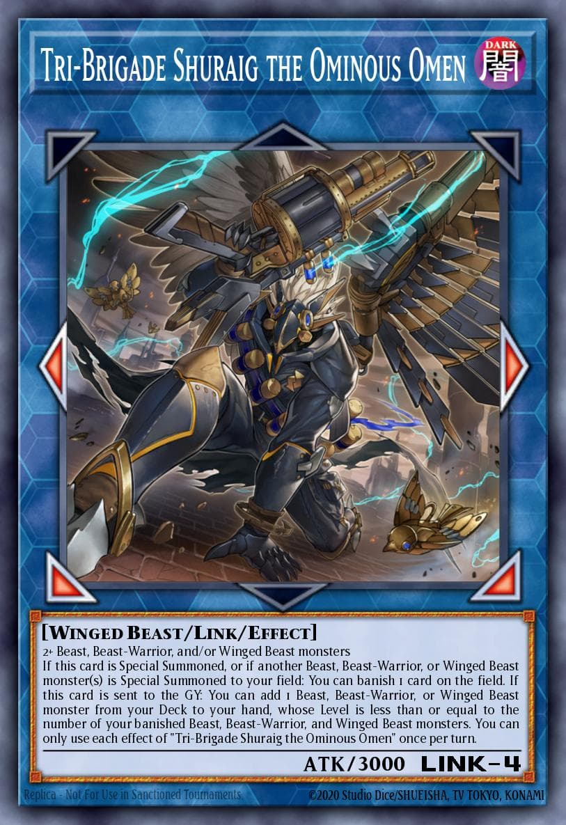 Tri-Brigade Shuraig the Ominous Omen — Yu-Gi-Oh! card