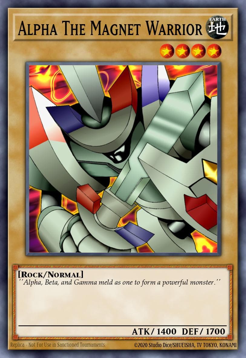 Alpha the Magnet Warrior — Duelist of the Roses