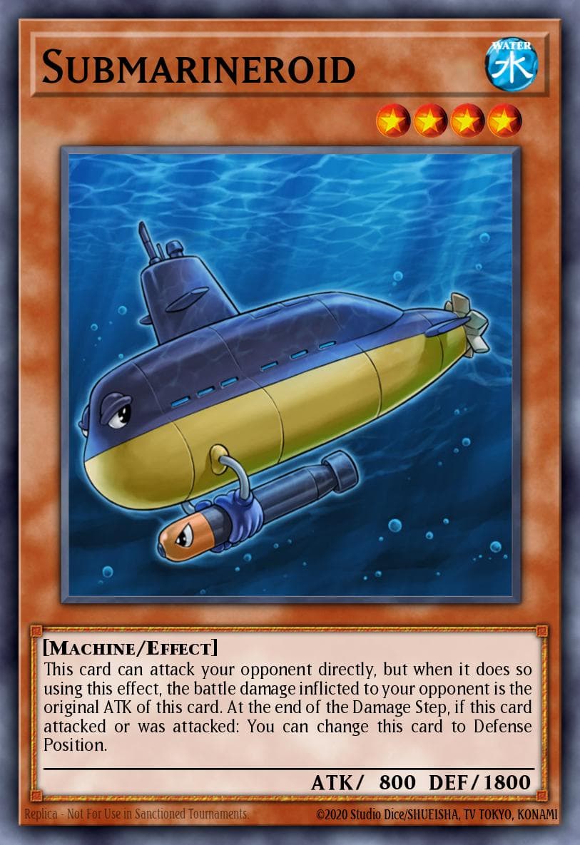 Submarineroid — Speed Duel GX: Midterm Paradox Yu-Gi-Oh! card by Studio Dice/SHUEISHA, TV TOKYO, KONAMI