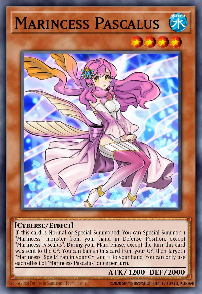 Marincess Pascalus — 2021 Tin of Ancient Battles Yu-Gi-Oh! card by Shueisha, TV Tokyo, Konami