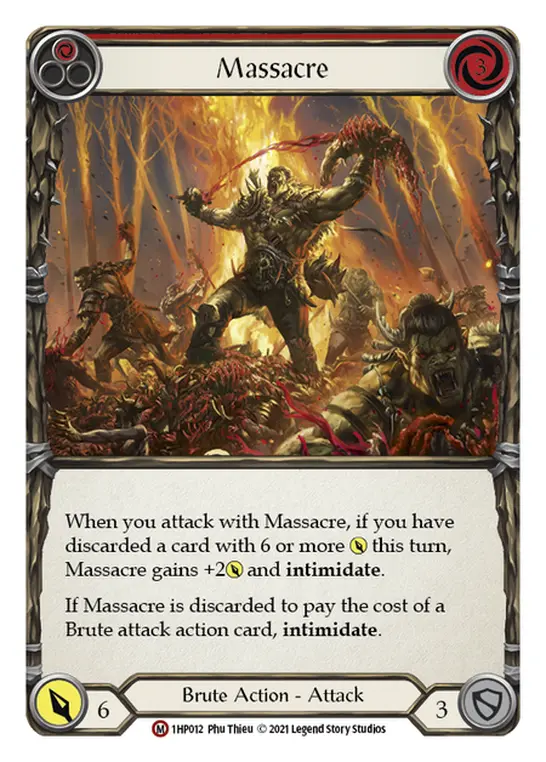 Massacre — History Pack Vol.1 Flesh and Blood card by Phu Thieu
