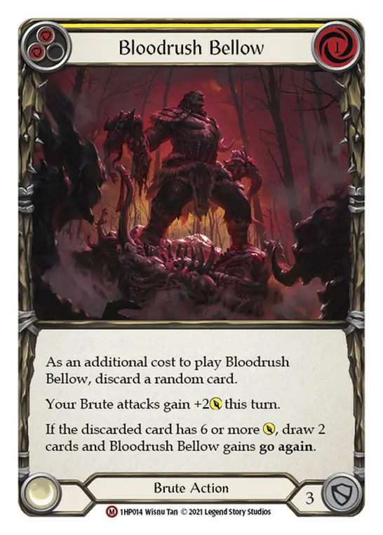 Bloodrush Bellow — History Pack Vol.1 Flesh and Blood card by Wisnu Tan