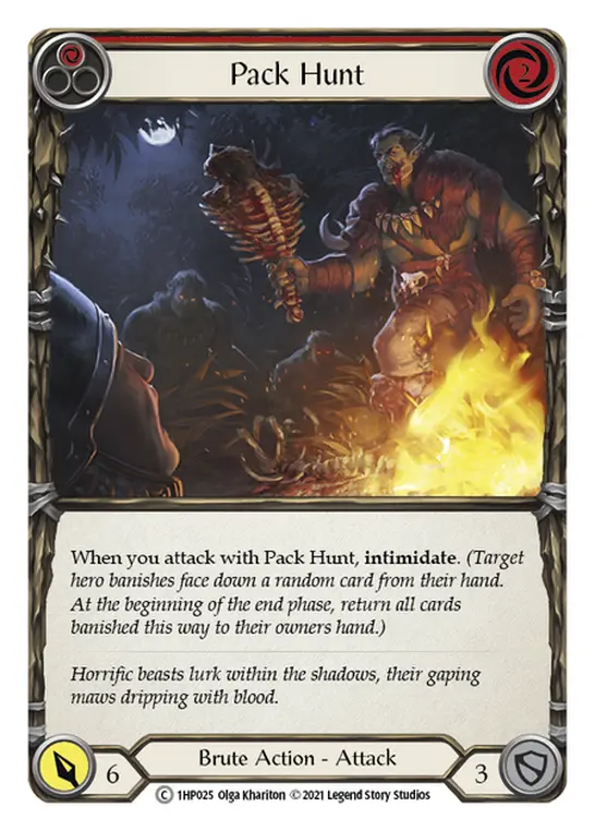 Pack Hunt (Red) — History Pack Vol.1 Flesh and Blood card by Olga Khariton