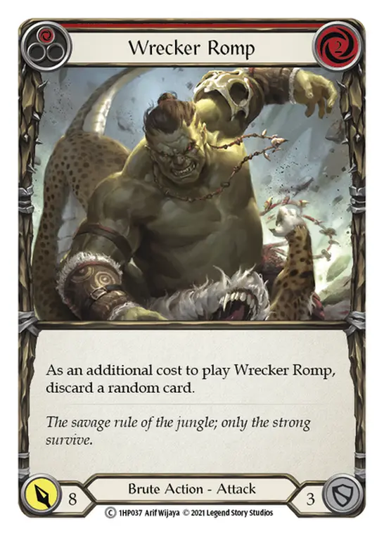 Wrecker Romp (Red) — History Pack Vol.1 Flesh and Blood card by Arif Wijaya