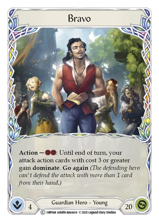 Bravo — History Pack Vol.1 Flesh and Blood card by Adolfo Navarro