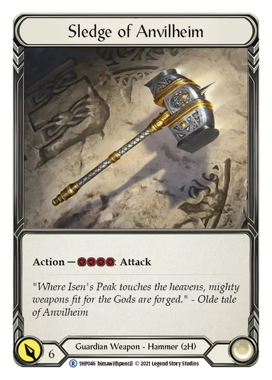 Sledge of Anvilheim — History Pack Vol.1 Flesh and Blood card by bimawithpencil