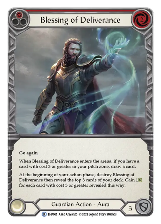 Blessing of Deliverance (Red) — History Pack Vol.1 Flesh and Blood card by Asep Ariyanto
