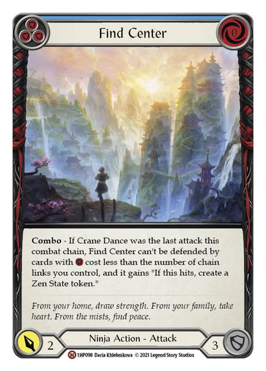 Find Center — History Pack Vol.1 Flesh and Blood card by Daria Khlebnikova