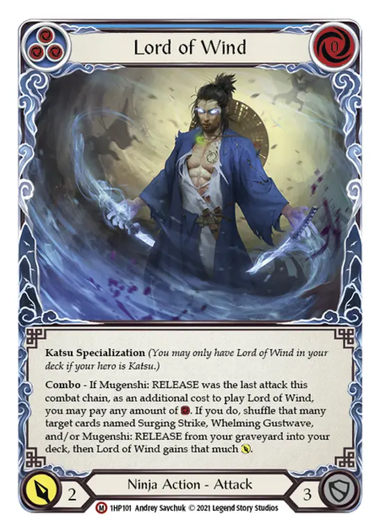 Lord of Wind — History Pack Vol.1 Flesh and Blood card by Andrey Savchuk