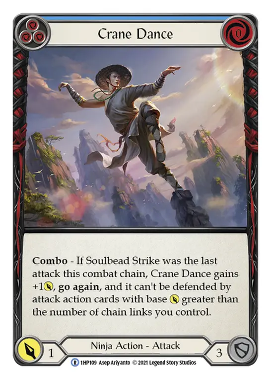 Crane Dance (Blue) — History Pack Vol.1 Flesh and Blood card by Asep Ariyanto