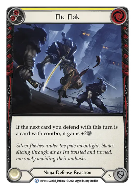 Flic Flak (Yellow) — History Pack Vol.1 Flesh and Blood card by Daniel Jiménez