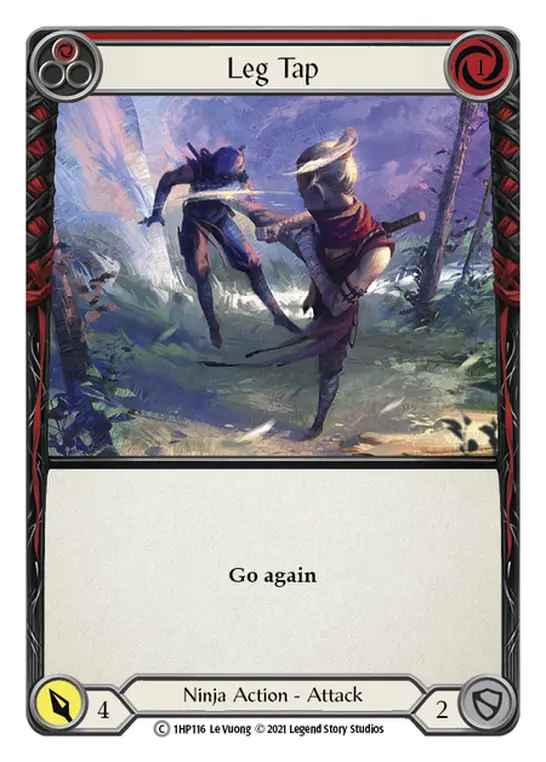 Leg Tap (Red) — History Pack Vol.1 Flesh and Blood card by Le Vuong